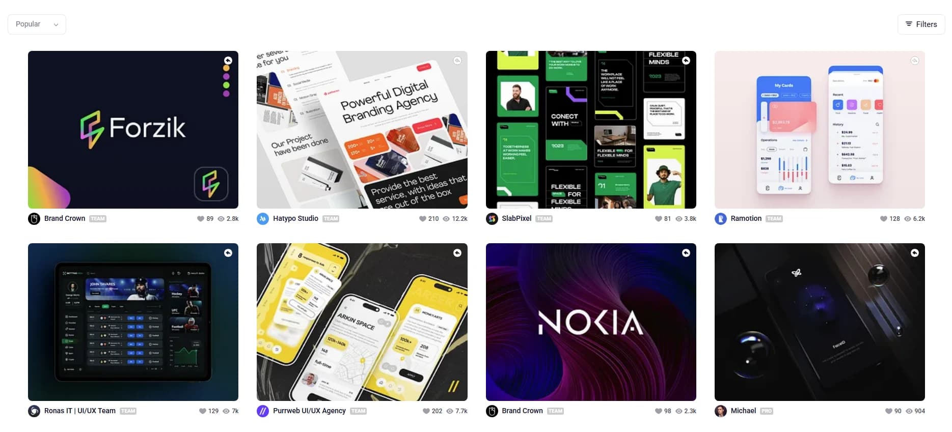 Dribbble Clone screenshot 2